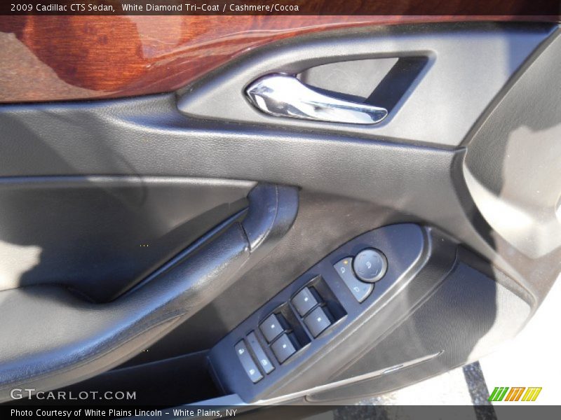 White Diamond Tri-Coat / Cashmere/Cocoa 2009 Cadillac CTS Sedan