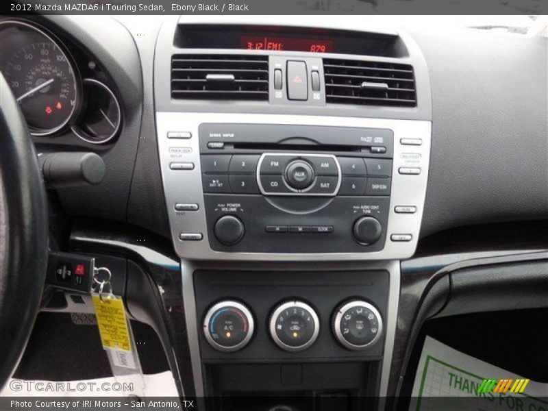 Ebony Black / Black 2012 Mazda MAZDA6 i Touring Sedan