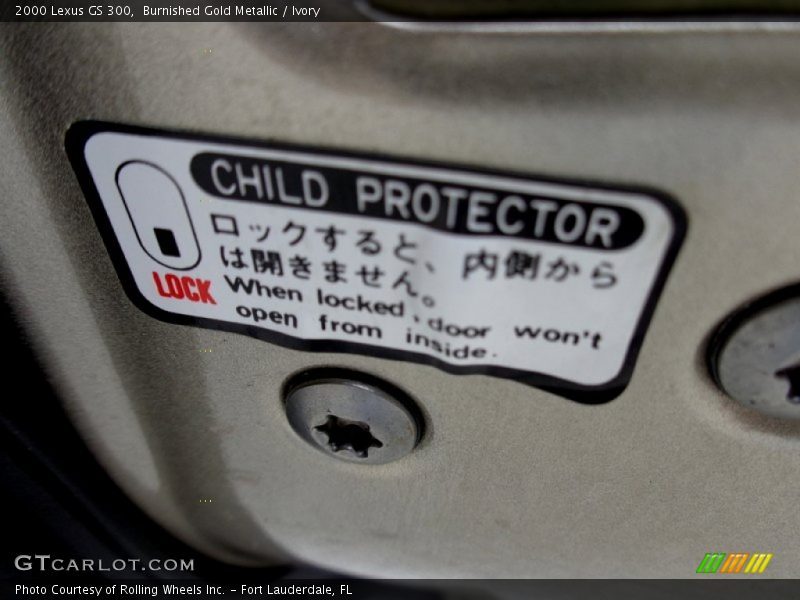 Burnished Gold Metallic / Ivory 2000 Lexus GS 300