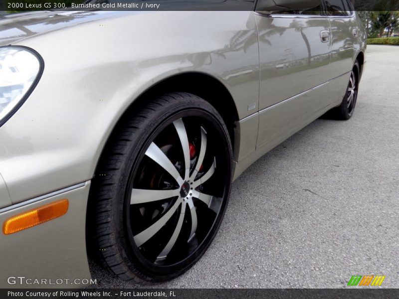 Burnished Gold Metallic / Ivory 2000 Lexus GS 300
