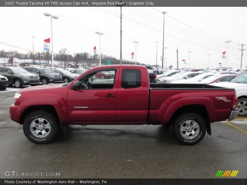  2007 Tacoma V6 TRD Access Cab 4x4 Impulse Red Pearl