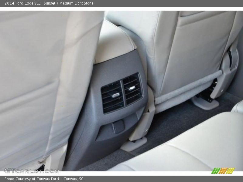 Sunset / Medium Light Stone 2014 Ford Edge SEL