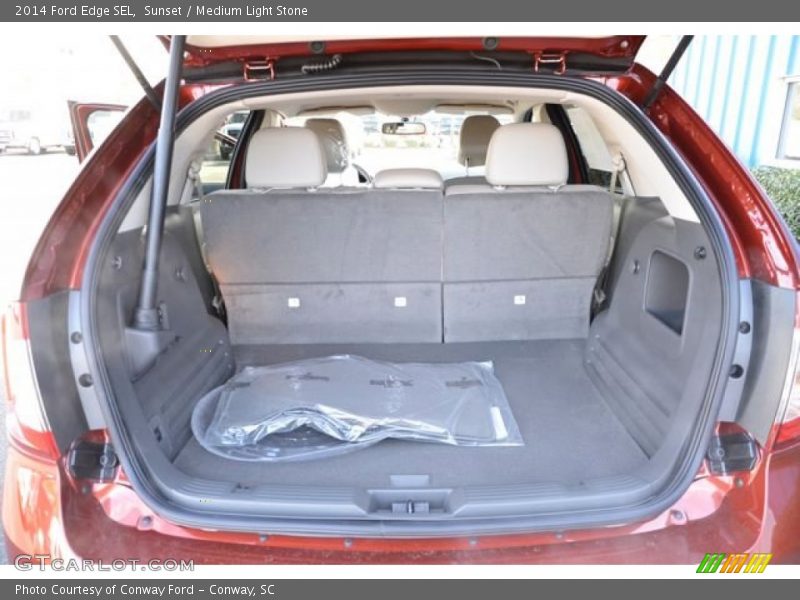 Sunset / Medium Light Stone 2014 Ford Edge SEL
