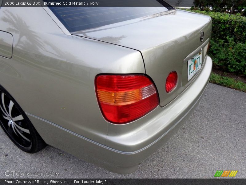 Burnished Gold Metallic / Ivory 2000 Lexus GS 300