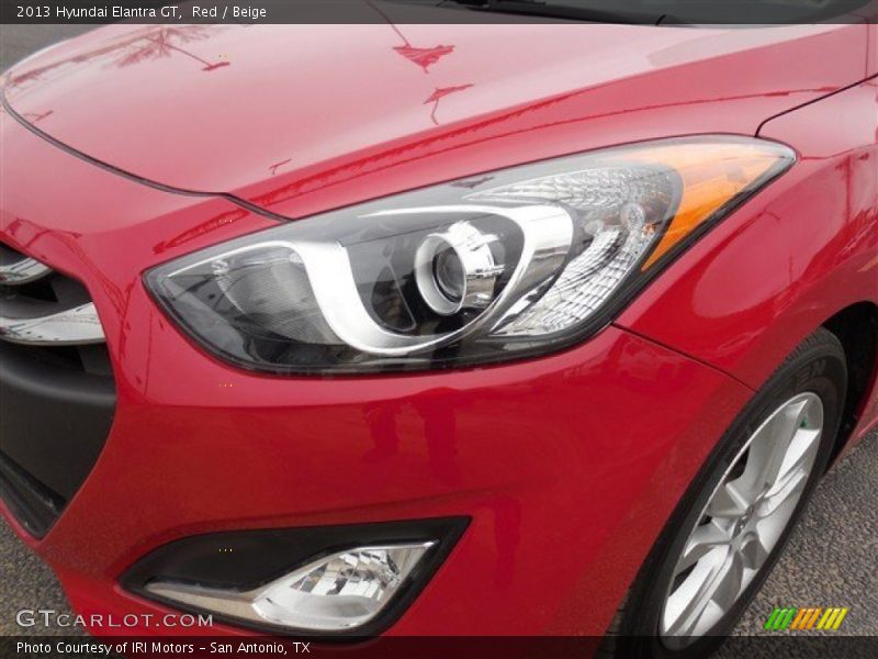 Red / Beige 2013 Hyundai Elantra GT