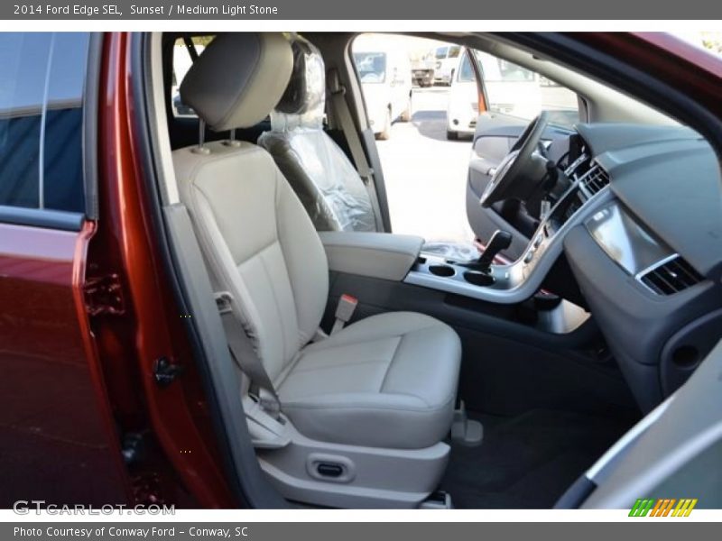 Sunset / Medium Light Stone 2014 Ford Edge SEL