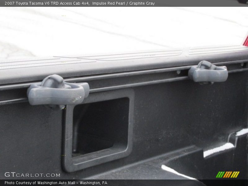 Impulse Red Pearl / Graphite Gray 2007 Toyota Tacoma V6 TRD Access Cab 4x4
