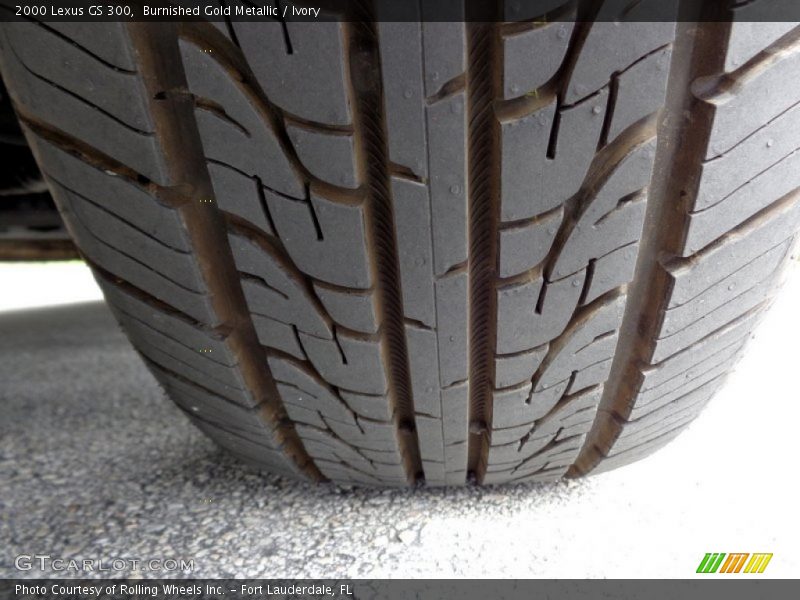 Burnished Gold Metallic / Ivory 2000 Lexus GS 300