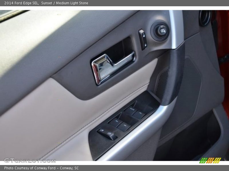 Sunset / Medium Light Stone 2014 Ford Edge SEL