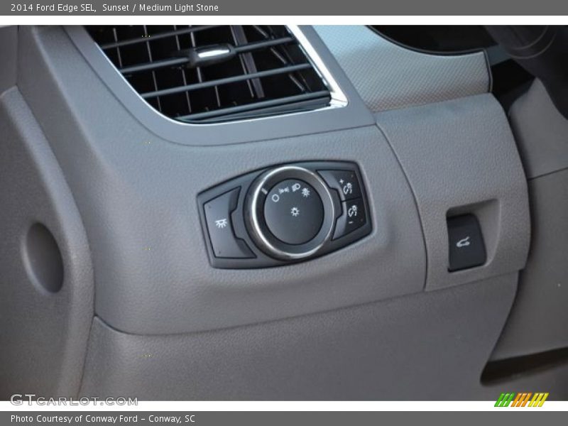 Sunset / Medium Light Stone 2014 Ford Edge SEL