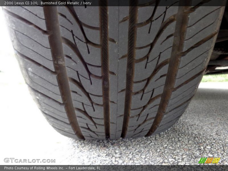 Burnished Gold Metallic / Ivory 2000 Lexus GS 300