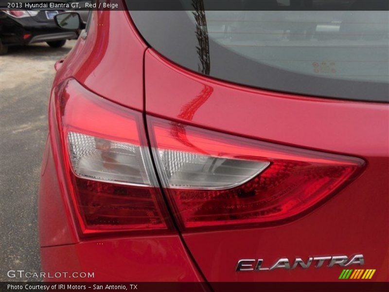 Red / Beige 2013 Hyundai Elantra GT