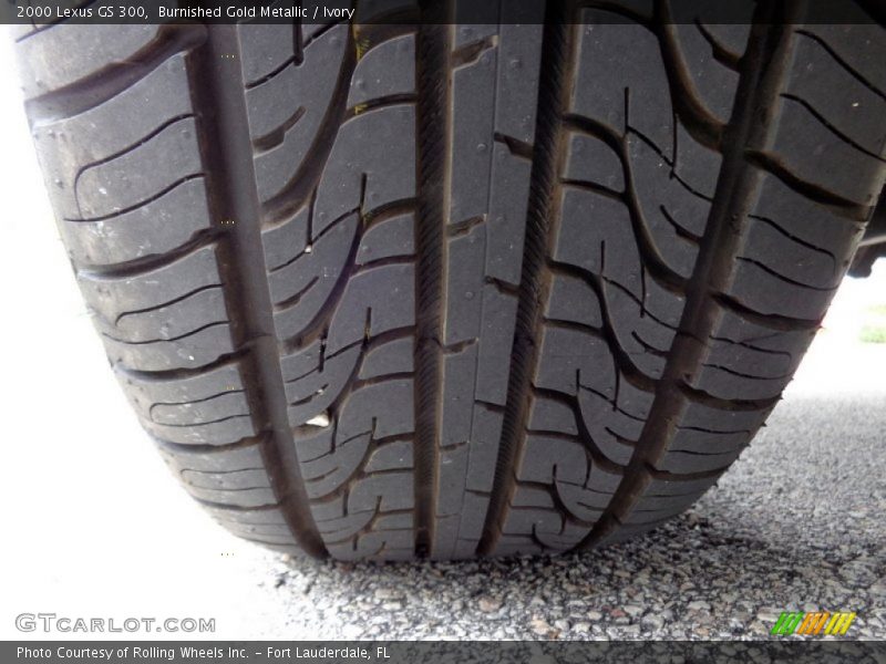 Burnished Gold Metallic / Ivory 2000 Lexus GS 300