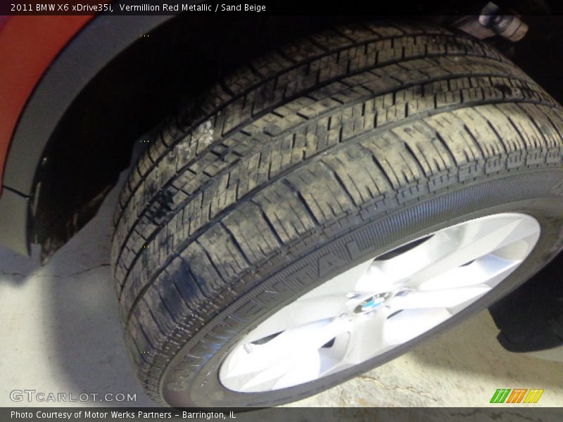 Vermillion Red Metallic / Sand Beige 2011 BMW X6 xDrive35i