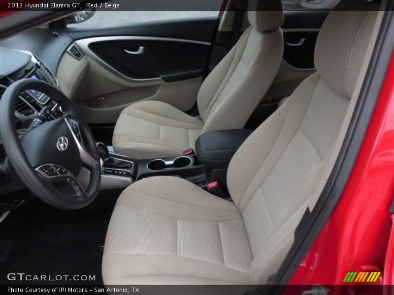 Red / Beige 2013 Hyundai Elantra GT