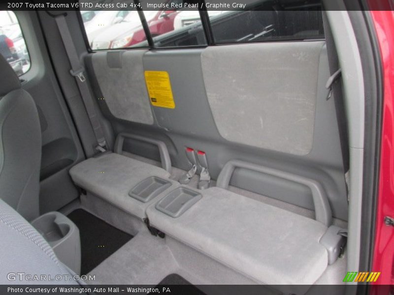 Impulse Red Pearl / Graphite Gray 2007 Toyota Tacoma V6 TRD Access Cab 4x4