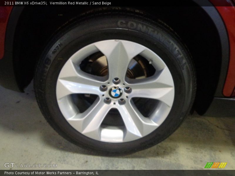 Vermillion Red Metallic / Sand Beige 2011 BMW X6 xDrive35i