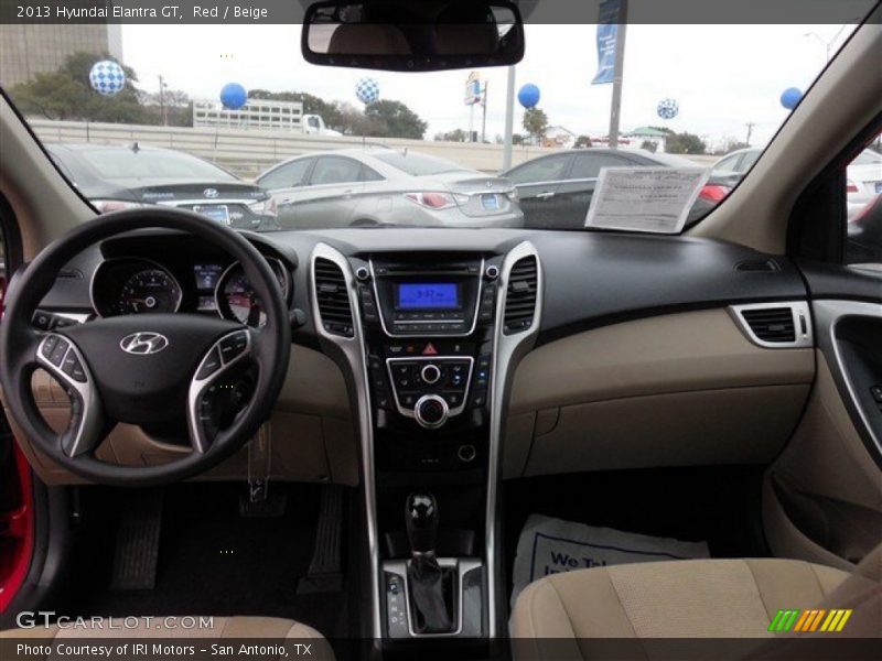 Red / Beige 2013 Hyundai Elantra GT