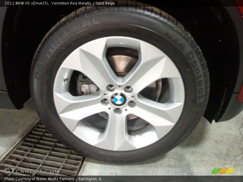 Vermillion Red Metallic / Sand Beige 2011 BMW X6 xDrive35i