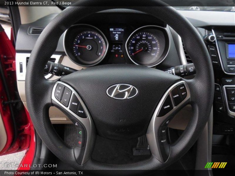 Red / Beige 2013 Hyundai Elantra GT