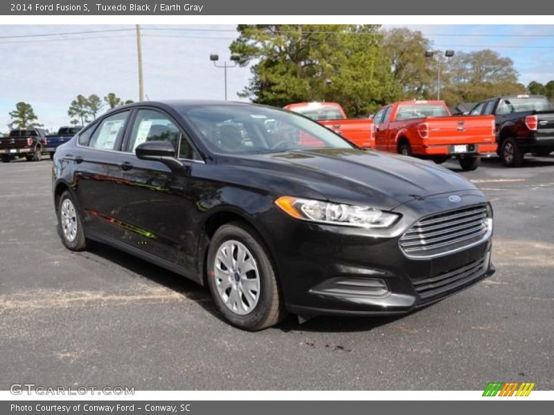 Tuxedo Black / Earth Gray 2014 Ford Fusion S