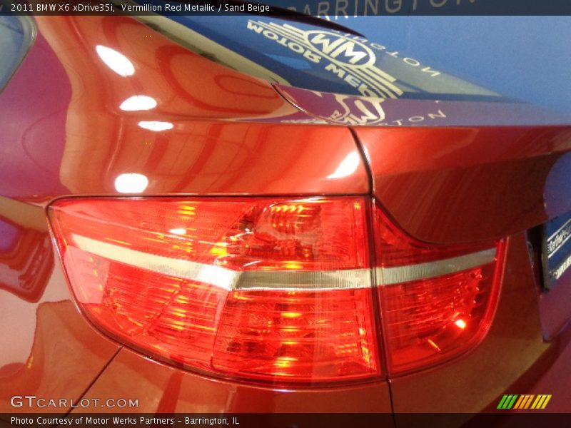 Vermillion Red Metallic / Sand Beige 2011 BMW X6 xDrive35i