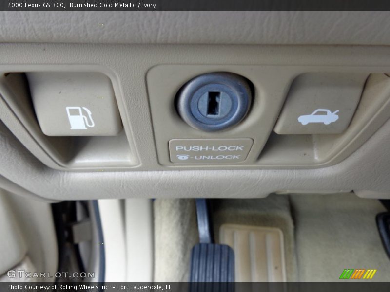 Burnished Gold Metallic / Ivory 2000 Lexus GS 300