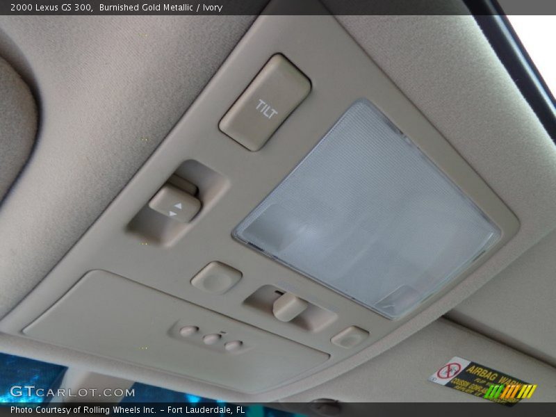 Burnished Gold Metallic / Ivory 2000 Lexus GS 300