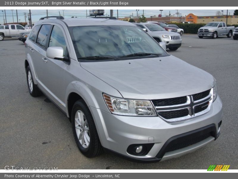 Bright Silver Metallic / Black/Light Frost Beige 2013 Dodge Journey SXT