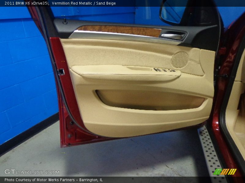 Vermillion Red Metallic / Sand Beige 2011 BMW X6 xDrive35i