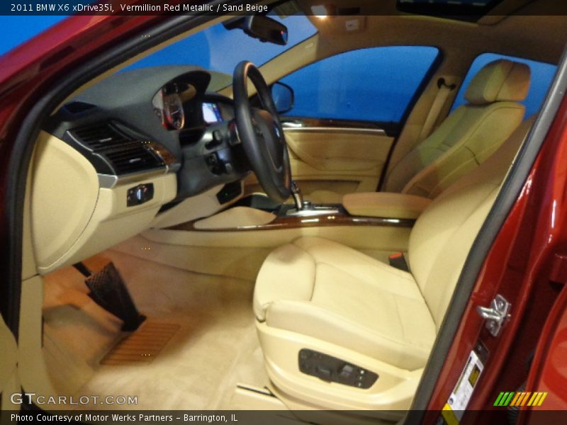 Vermillion Red Metallic / Sand Beige 2011 BMW X6 xDrive35i