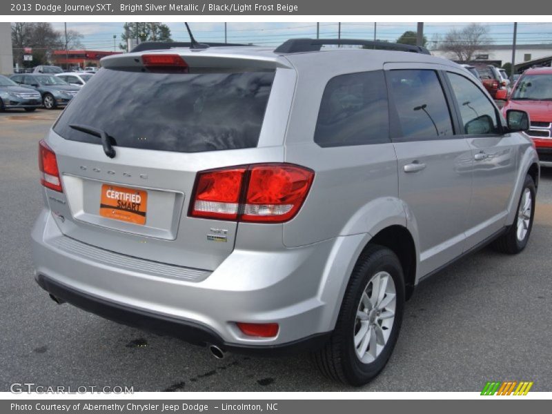 Bright Silver Metallic / Black/Light Frost Beige 2013 Dodge Journey SXT