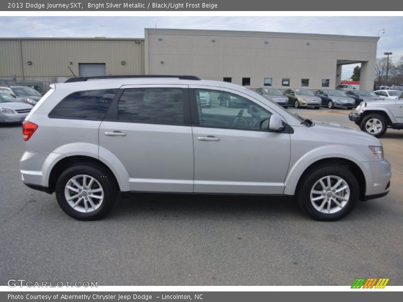 Bright Silver Metallic / Black/Light Frost Beige 2013 Dodge Journey SXT