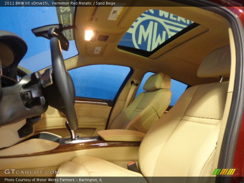 Vermillion Red Metallic / Sand Beige 2011 BMW X6 xDrive35i