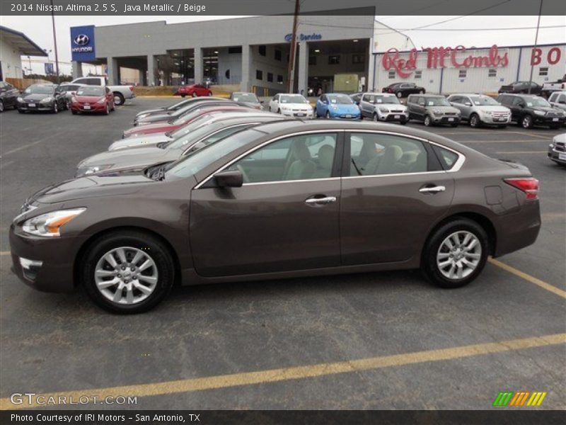 Java Metallic / Beige 2014 Nissan Altima 2.5 S