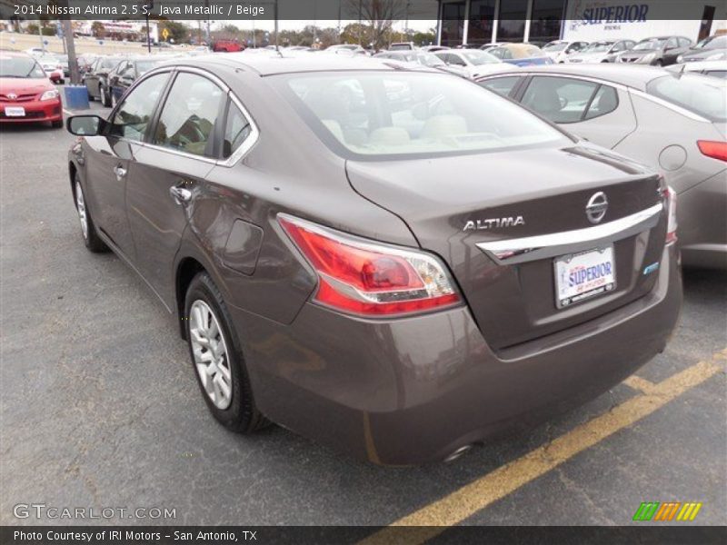 Java Metallic / Beige 2014 Nissan Altima 2.5 S