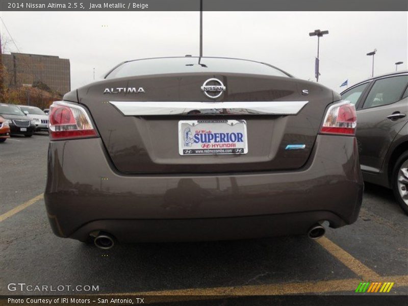 Java Metallic / Beige 2014 Nissan Altima 2.5 S
