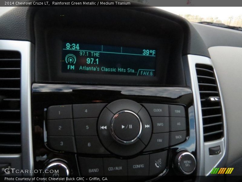 Controls of 2014 Cruze LT