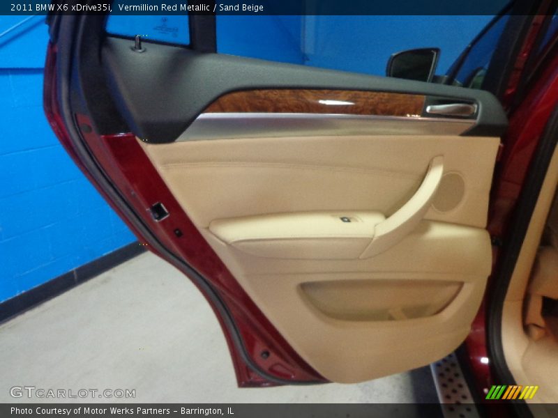 Vermillion Red Metallic / Sand Beige 2011 BMW X6 xDrive35i