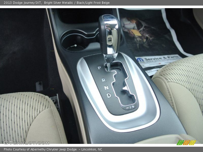 Bright Silver Metallic / Black/Light Frost Beige 2013 Dodge Journey SXT