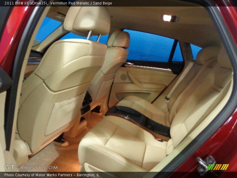 Vermillion Red Metallic / Sand Beige 2011 BMW X6 xDrive35i