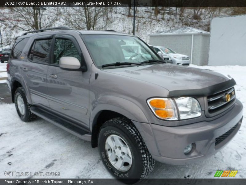 Thunder Gray Metallic / Oak 2002 Toyota Sequoia Limited 4WD