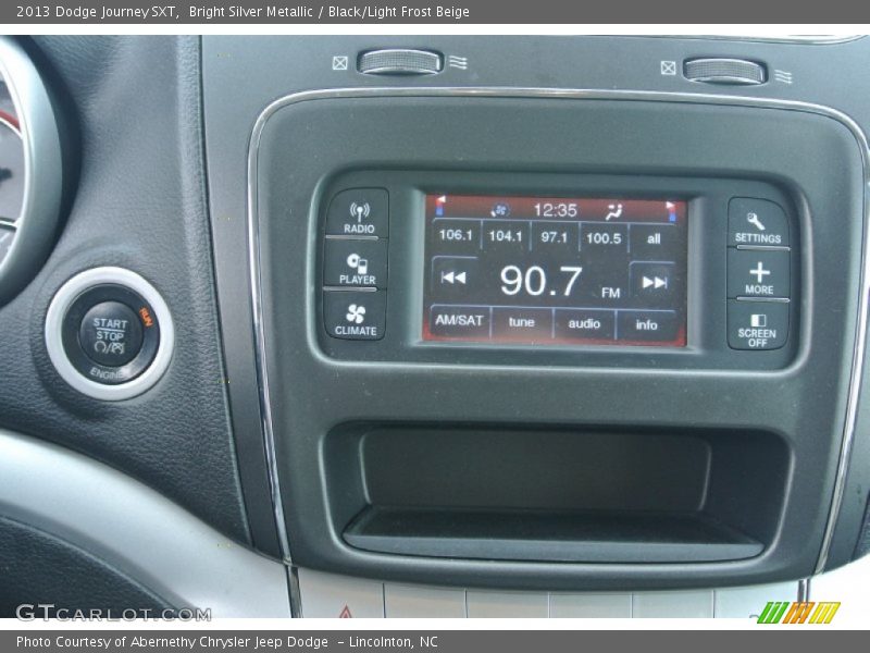 Bright Silver Metallic / Black/Light Frost Beige 2013 Dodge Journey SXT