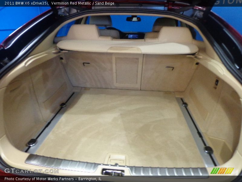 Vermillion Red Metallic / Sand Beige 2011 BMW X6 xDrive35i