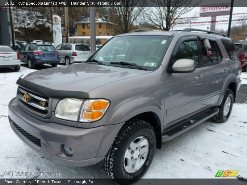 Thunder Gray Metallic / Oak 2002 Toyota Sequoia Limited 4WD