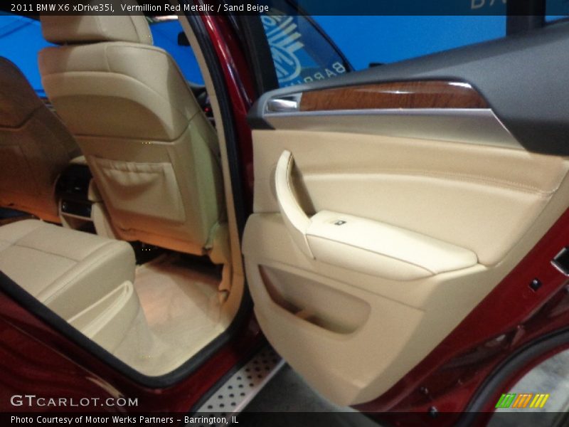 Vermillion Red Metallic / Sand Beige 2011 BMW X6 xDrive35i
