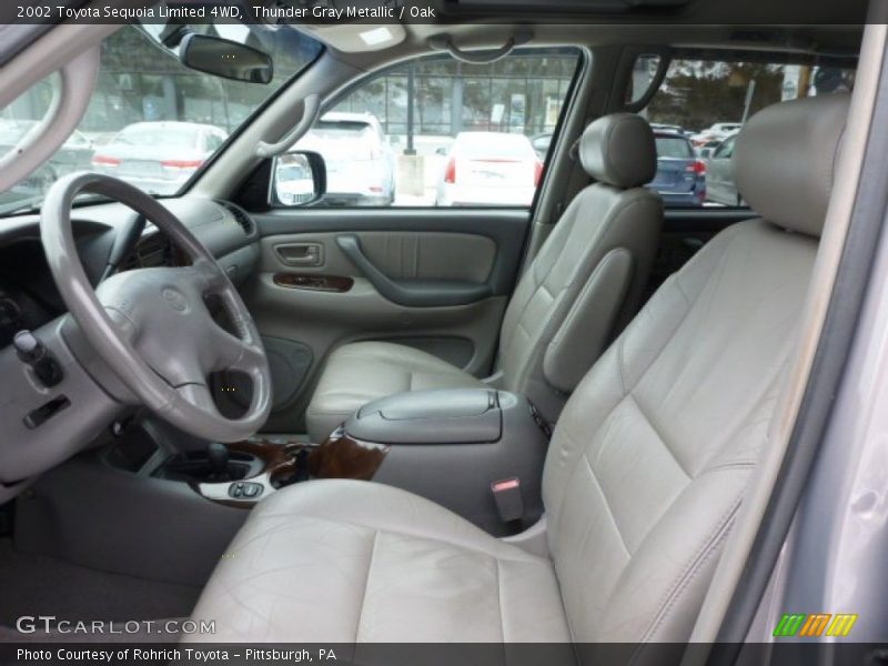 Thunder Gray Metallic / Oak 2002 Toyota Sequoia Limited 4WD
