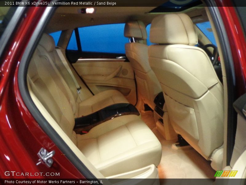 Vermillion Red Metallic / Sand Beige 2011 BMW X6 xDrive35i