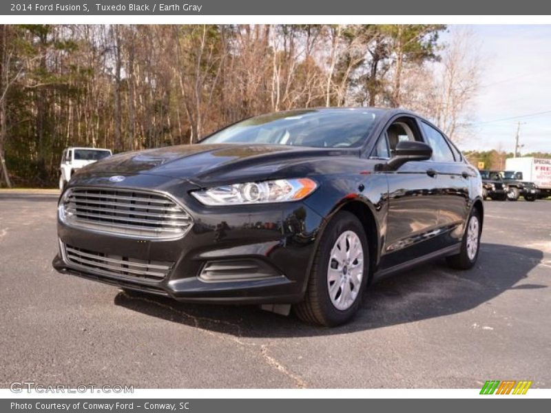 Tuxedo Black / Earth Gray 2014 Ford Fusion S