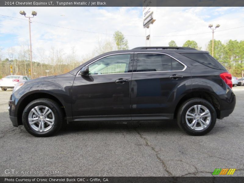 Tungsten Metallic / Jet Black 2014 Chevrolet Equinox LT